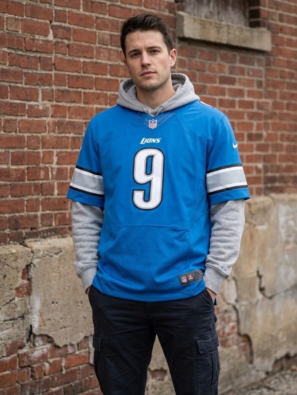 Nike NFL Elite Matthew Stafford Detroit Lions Authentic Jersey Size 56